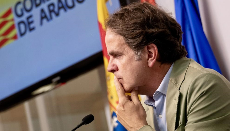 El consejero de Hacienda, Interior y Administración Pública del Gobierno de Aragón, Roberto Bermúdez de Castro.
