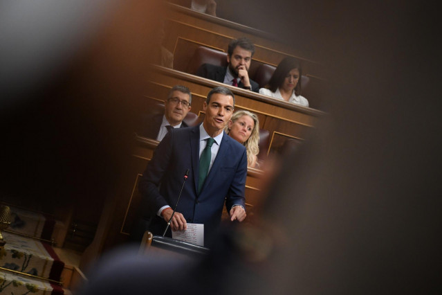 El presidente del Gobierno, Pedro Sánchez