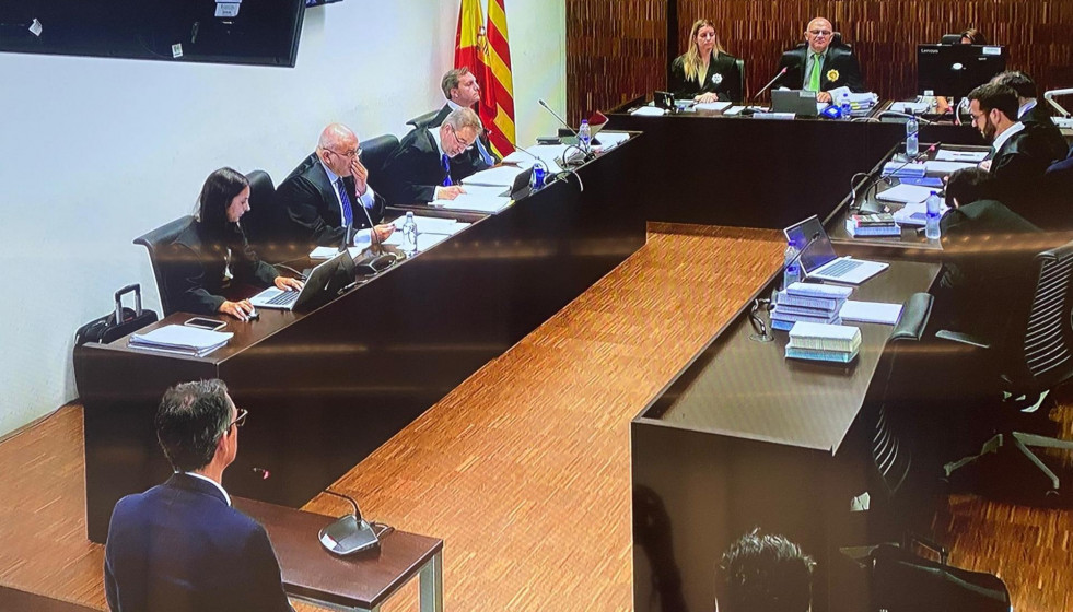 El director general de Just Eat en España, Íñigo Barea, en el juicio por la demanda de Just Eat contra Glovo por competencia desleal