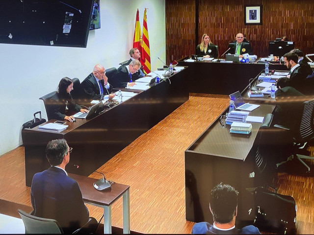 El director general de Just Eat en España, Íñigo Barea, en el juicio por la demanda de Just Eat contra Glovo por competencia desleal