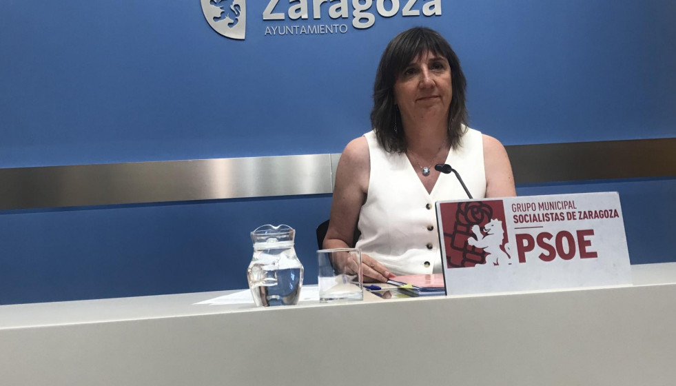 La portavoz del grupo municipal del PSOE en el Ayuntamiento de Zaragoza, Lola Ranera
