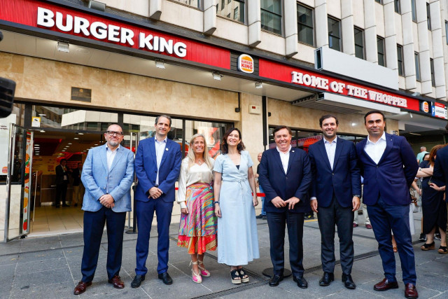 Acto de celebración del 50 aniversario de Burger King en España.
