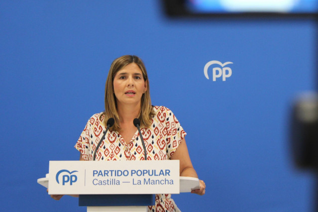 La secretaria general y portavoz parlamentaria del Partido Popular de Castilla-La Mancha, Carolina Agudo