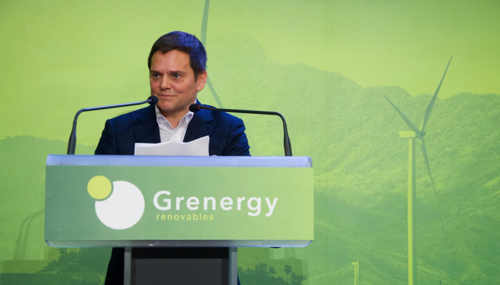 Archivo - David Ruiz de Andrés, fundador y consejero delegado de Grenergy, en la Bolsa de Madrid