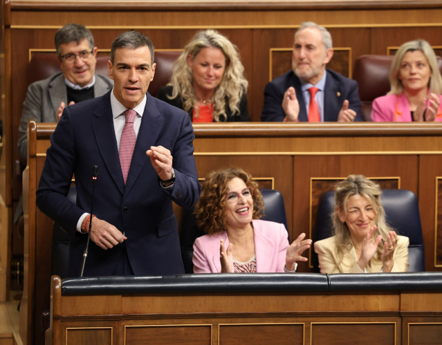 Archivo - El presidente del Gobierno, Pedro Sánchez, a 14 de mayo de 2025, en Madrid (España).