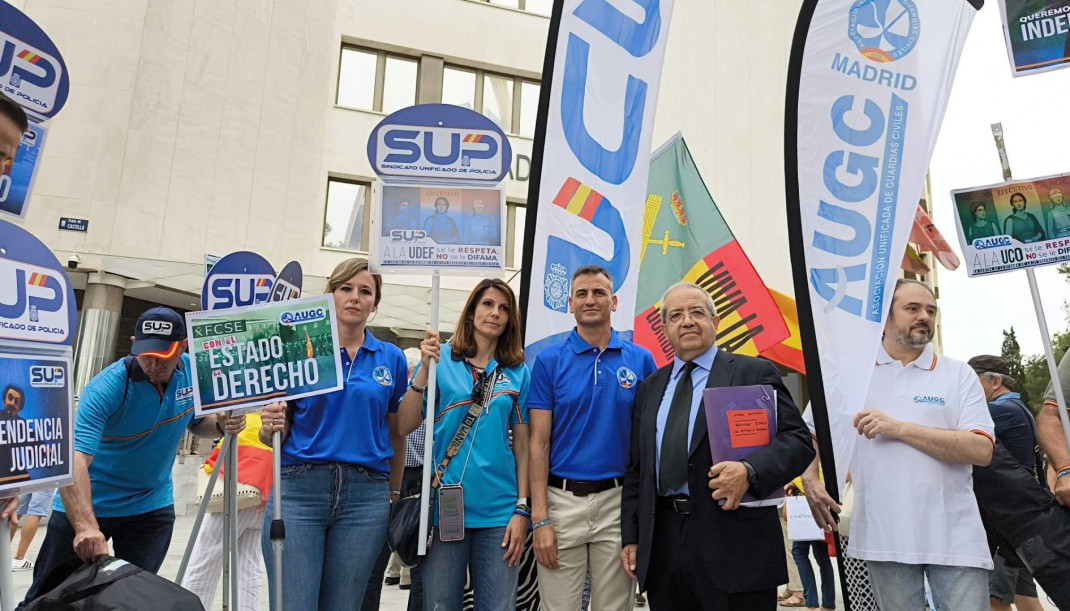 Representantes del SUP y AUGC respaldan el paro de jueces y fiscales ante el 