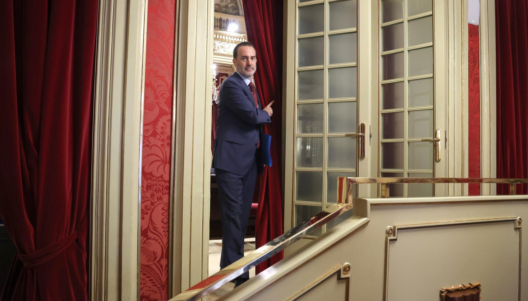 Archivo - El presidente del Parlament, Gabriel Le Senne.