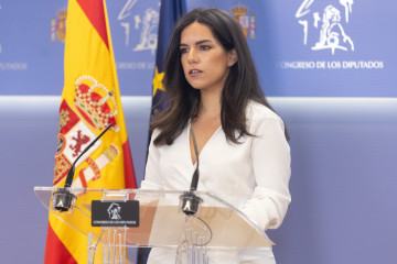 Archivo - La portavoz de VOX en el Congreso, Pepa Millán.
