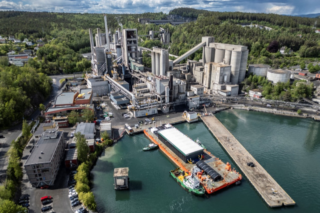 Instalación industrial en Noruega de Heidelberg Materials