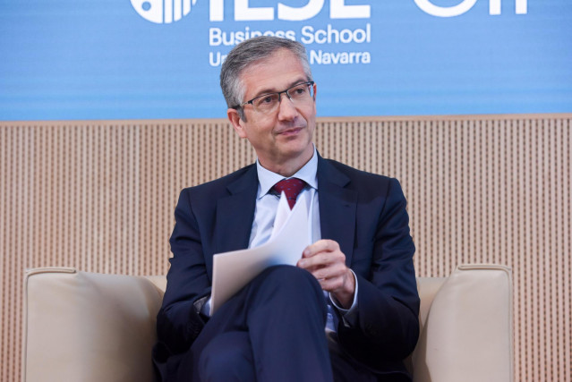 Archivo - El ex gobernador del Banco de España, Pablo Hernández de Cos, a 16 de mayo de 2024, en Madrid (España).
