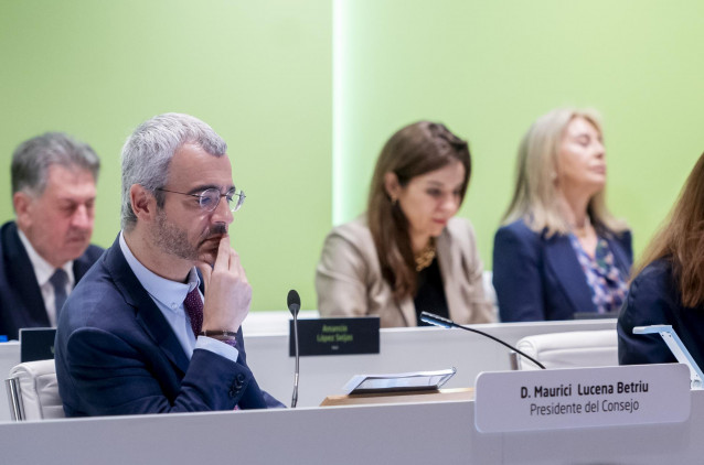 Archivo - El presidente del Consejo de AENA, Maurici Lucena, durante una Junta General de Accionistas de Aena.