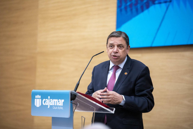 El ministro de Agricultura, Pesca y Alimentación, Luis Planas, interviene en el aniversario de la Estación Experimental Las Palmerillas, de Cajamar.