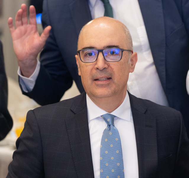 Archivo - El presidente de Airbus, Francisco Javier Sánchez Segura, durante un desayuno informativo de Nueva Economía Forum, en el Hotel Mandarin Oriental Ritz, a 7 de marzo de 2025, en Madrid (España).