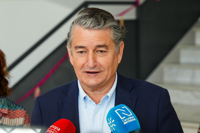 El consejero andaluz de la Presidencia, Interior, Diálogo Social y Simplificación Administrativa, Antonio Sanz, este viernes