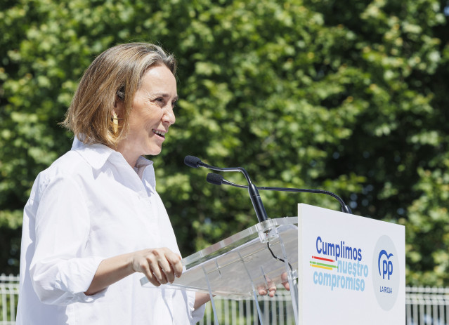La secretaria general del PP, Cuca Gamarra.