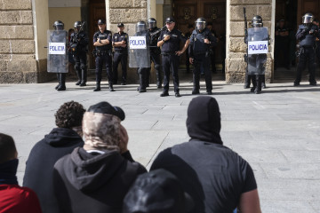 Imágenes de la huelga del metal, a 19 de junio de 2025 en Cádiz (Andalucía, España).
