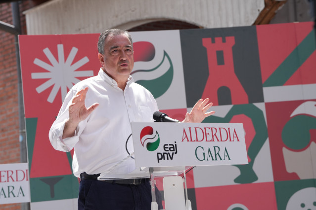 El presidente del PNV, Aitor Esteban.