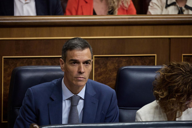 El presidente del Gobierno, Pedro Sánchez