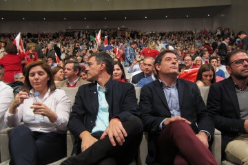 Archivo - Sánchez y Besteiro, en A Coruña.
