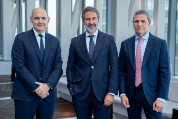 Izquierda a derecha: Francisco Uría, Juanjo Cano y Francisco Pérez Bermejo.