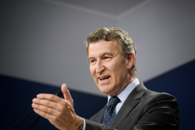El presidente del Partido Popular, Alberto Núñez Feijóo. Archivo.