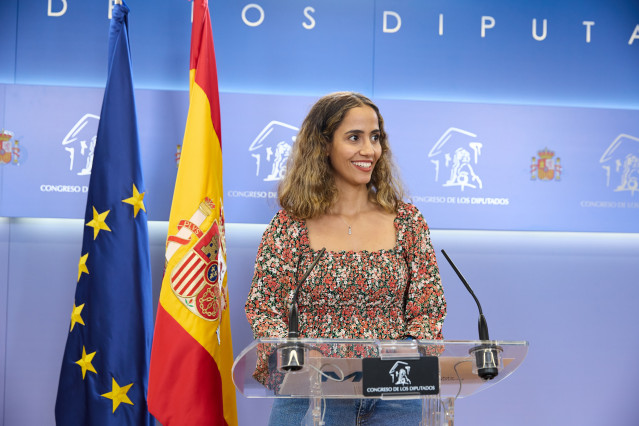 La diputada de Sumar Tesh Sidi en el Congreso de los Diputados, a 17 de junio de 2025, en Madrid (España).