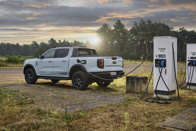 Archivo - Ford Ranger híbrido enchufable.