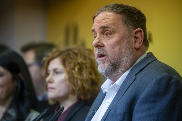 Archivo - Oriol Junqueras y Elisenda Alamany