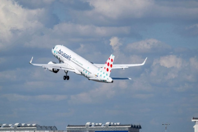 Archivo - Brussels Airlines recibe su primer Airbus A320neo de un pedido de cinco de este modelo.