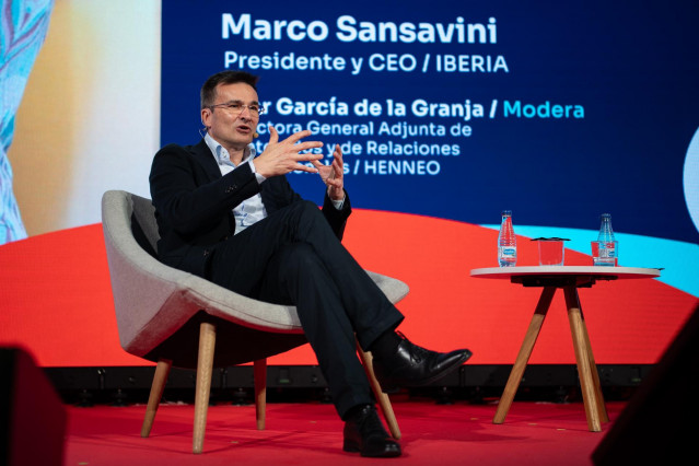 El presidente y CEO de Iberia, Marco Sansavini.