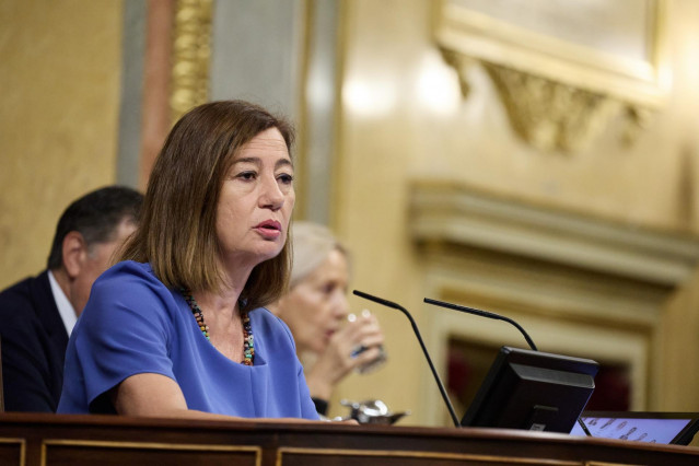 La presidenta del Congreso de los Diputados, Francina Armengol, durante un pleno en el Congreso de los Diputados, a 25 de junio de 2025, en Madrid (España).