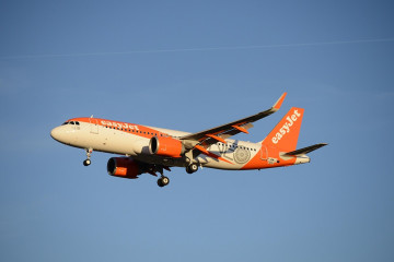 Archivo - Avión de easyJet