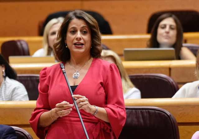 Archivo - La portavoz de Despoblación del Grupo Parlamentario Popular en el Senado, Emma Buj.