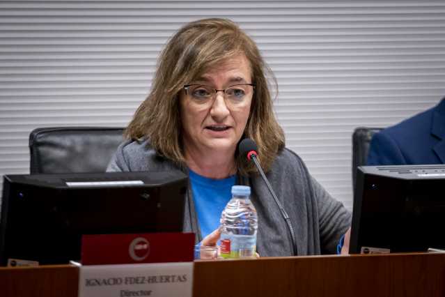 Archivo - La presidenta de la AIReF, Cristina Herrero, en una imagen de archivo.