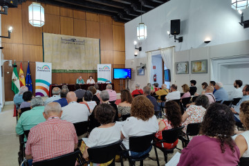 Jornada de memoria democrática organizada por el grupo Por Andalucía en el Parlamento andaluz.