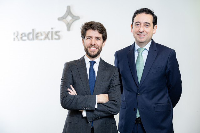 De izqda a derecha: Pedro de Navasqüés y Pedro Lucas García