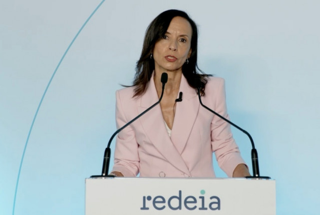 Beatriz Corredor, presidenta de Redeia, en la junta de accionistas de la compañía de 2025
