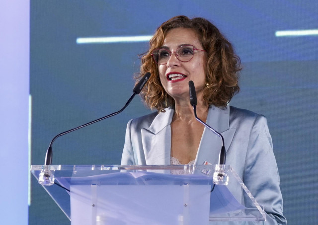 La vicepresidenta primera del Gobierno y ministra de Hacienda, María Jesús Montero.