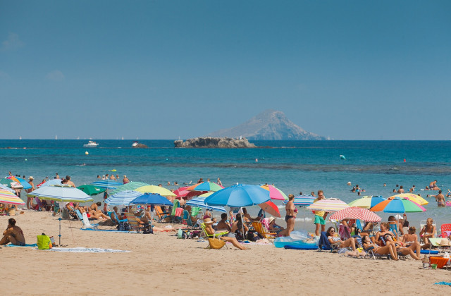 Playa de La Manga del Mar Menor.