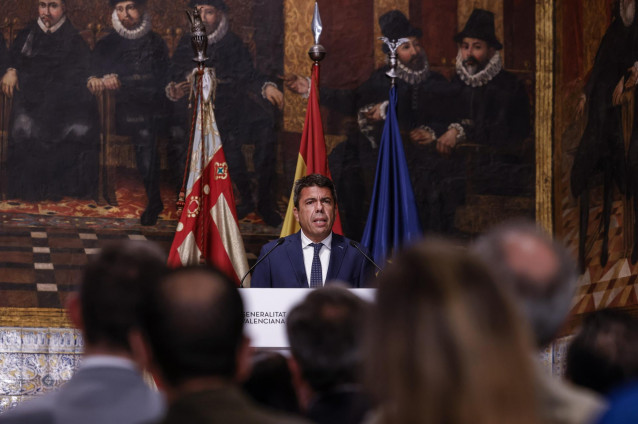 Imagend e archivo del president de la Generalitat, Carlos Mazón,