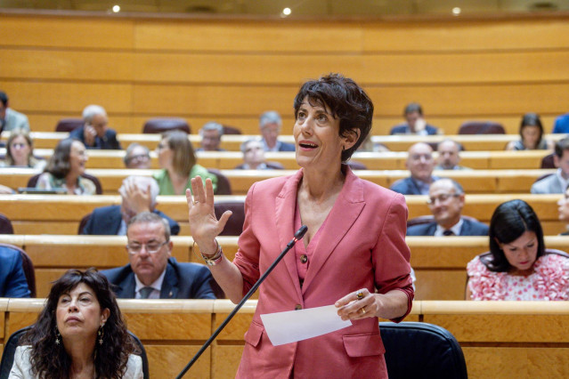 La ministra de Inclusión, Seguridad Social y Migraciones, Elma Saiz.