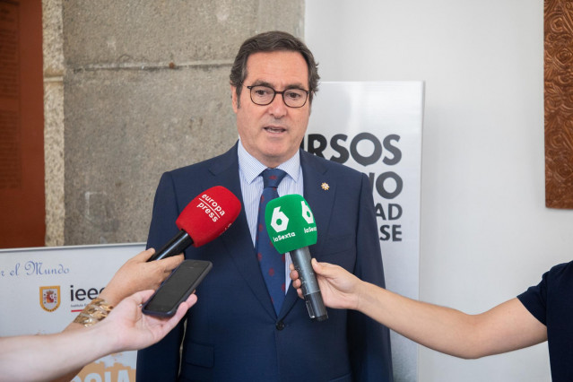 El presidente de la CEOE, Antonio Garamendi.