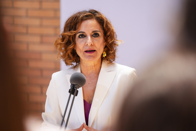 La vicepresidenta primera del Gobierno y ministra de Hacienda, María Jesús Montero