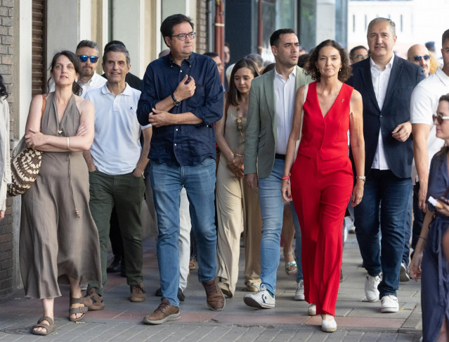 El secretario general del PSOE de Madrid y ministro para la Transformación Digital y de la Función Pública, Óscar López, durante el Comité Federal del PSOE