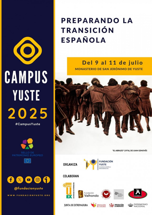 Cartel del curso sobre el inicio de la Transición