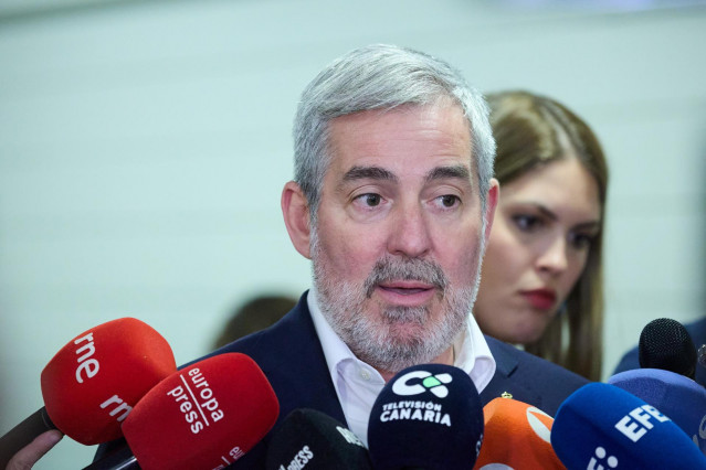 Archivo - El presidente de Canarias, Fernando Clavijo