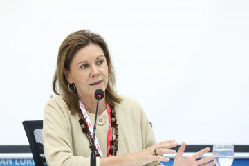 La presidenta del Instituto de Liderazgo Político y exministra de Defensa, María Dolores de Cospedal.