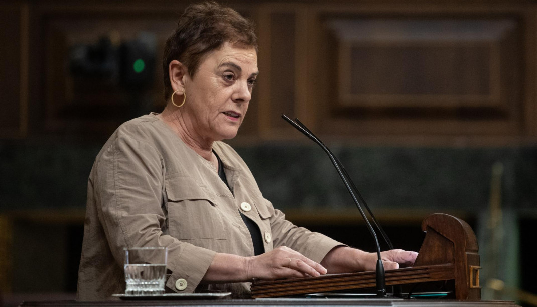 La portavoz de EH Bildu en el Congreso, Mertxe Aizpurua. Archivo.