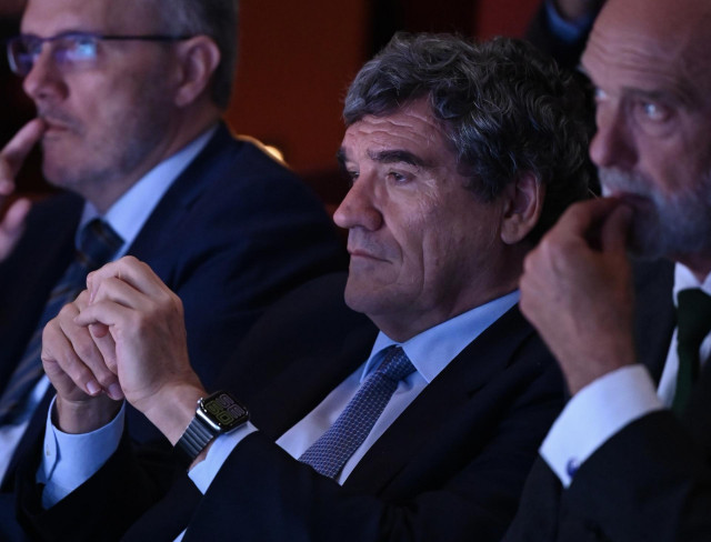 El Gobernador del Banco de España, José Luis Escrivá, durante el 10º Ciclo Finanza, en el Museo Guggenheim de Bilbao, a 10 de julio de 2025, en Bilbao