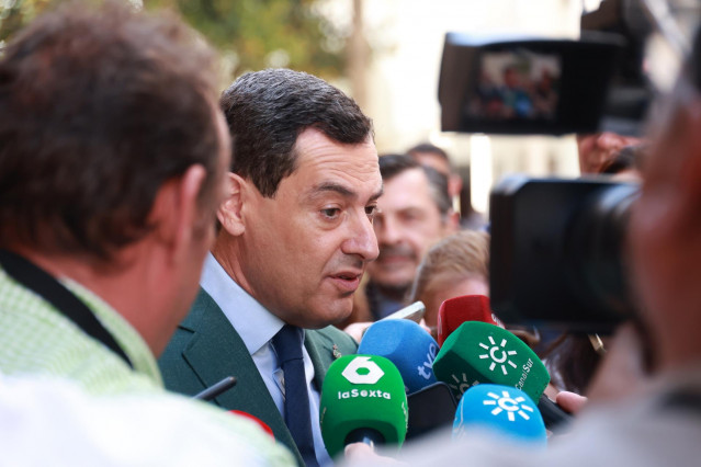 El presidente de la Junta de Andalucía, Juanma Moreno (Fotografía de archivo)